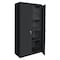 Steel Cabinets Usa Storage Cabinet, 72 in H, 48 in W, 18 in D, Black, 4 Shelves AAH-48RB-B - alternate 1
